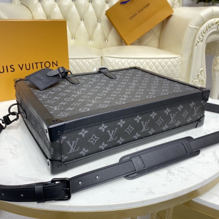 Louis Vuitton 2020 Monogram Eclipse Soft Trunk Briefcase - Black Briefcases,  Bags - LOU769035