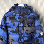 MON Mosa Short Down Jacket Multicolour Blue