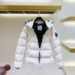 Mon Dubois Down quilted matte nylon jacket White