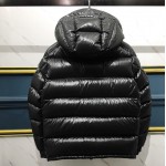 Mon Maya Down quilted nylon laque jacket black
