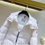 Mon Willm Down Nylon laque jacket White