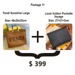 Fendi Sunshine Handbag Discount Package 1+1