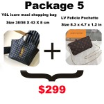 YSL icare maxi shopping bag Discount Package 1+1