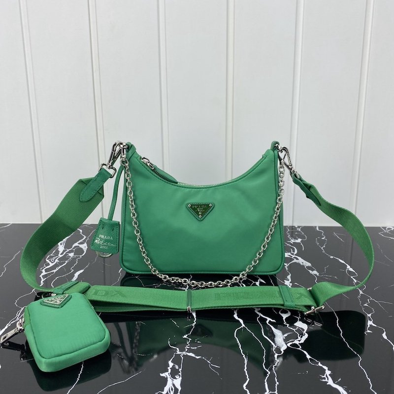 Prada Re-Edition 2005 nylon shoulder bag Green