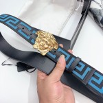 Replica Versace Medusa Buckle Printed Nylon Belt