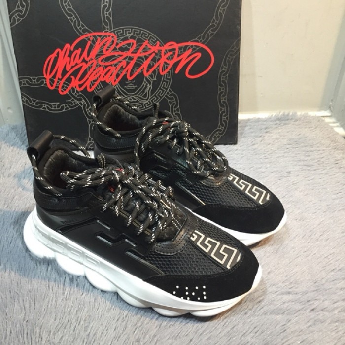 Versace Chain Reaction Sneakers black