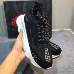 Replica Versace Chain Sneakers Black