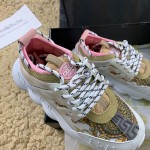 Versace Chain Reaction Sneakers Pink