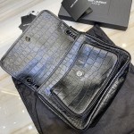 Replica YSL Medium Croc Niki Bag