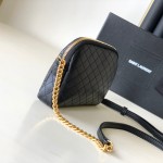 Replica Saint Laurent gaby zipped pouch in quilted lambskin