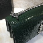 Replica YSL Sunset Chain Croc Bag