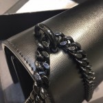 Replica YSL Sunset Chain Bag black